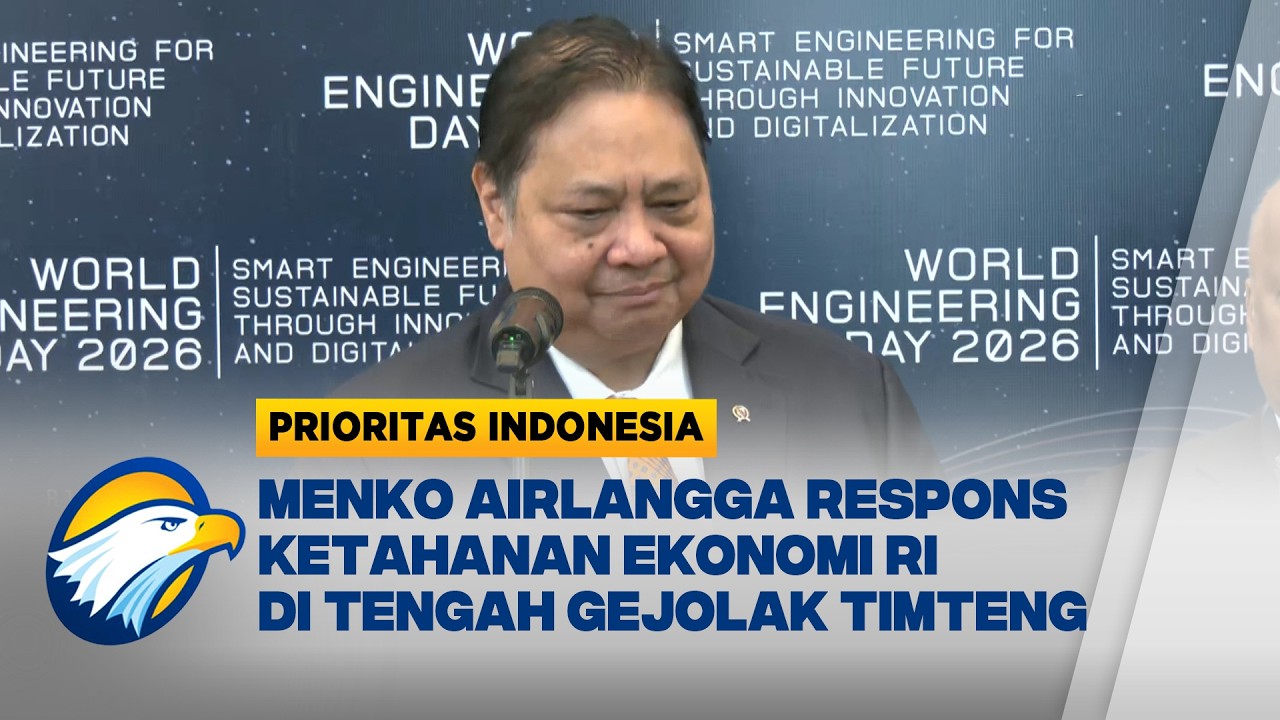 Airlangga Intensif Monitor Dampak Konflik ke Ekonomi RI - [Prioritas Indonesia]