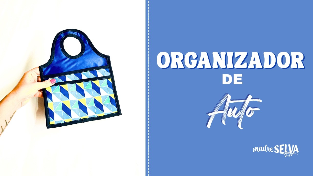 📌DIY  Organizador de auto/Bolsa para auto/Patrones gratis/Emprender