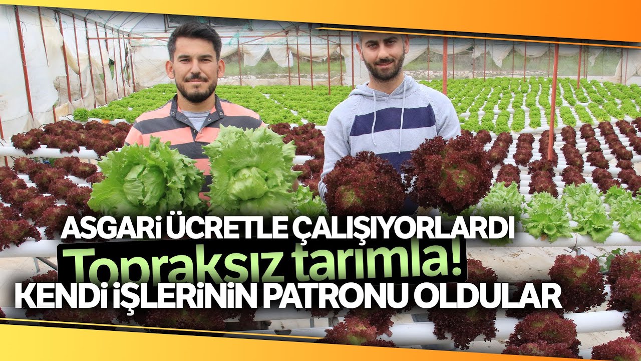 Asgari Ücretle Çalışan İki Arkadaş İşçiliği Bırakıp Topraksız Tarıma Başladı