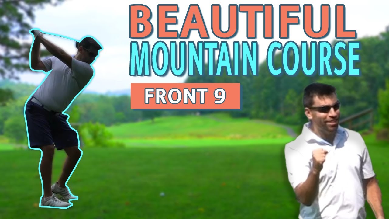 BEAUTIFUL Mountain Golf COURSE VLOG | WITH SHOT TRACERS | Black Mountain Part 1
