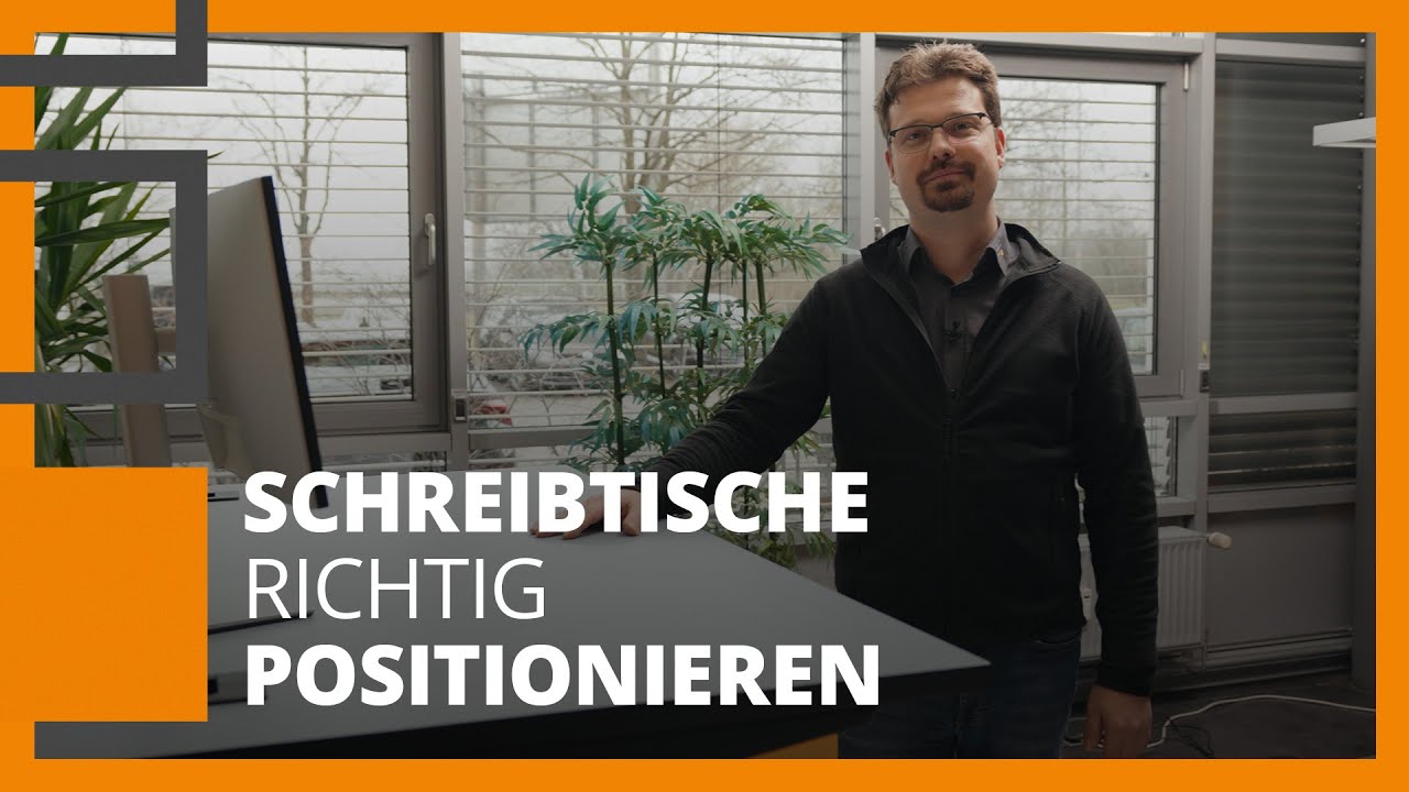 So positionierst du deinen Schreibtisch optimal – Effizienz trifft auf Ergonomie!