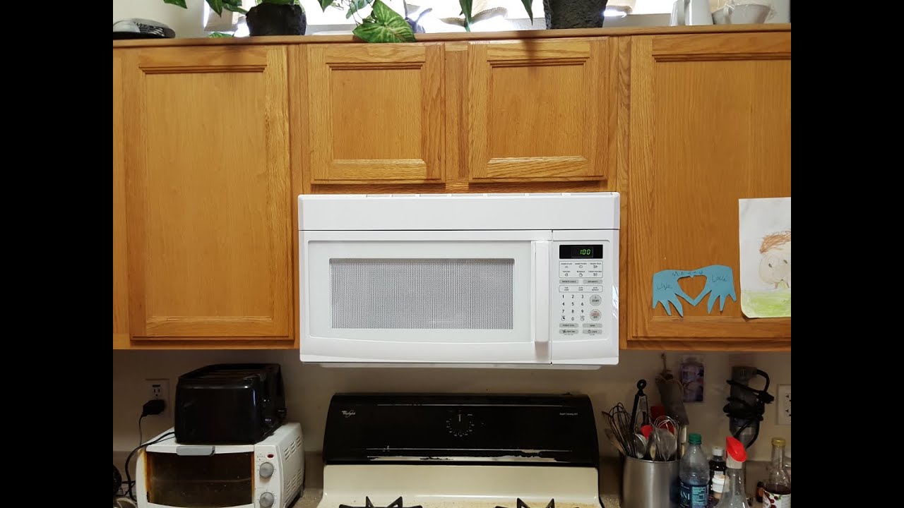 Over Range Microwave Install