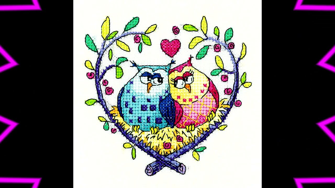 Nature with Cross Stitching