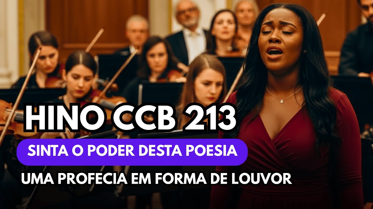HINO CCB 213 CANTADO - Quando vier do céu | Hinário 5 (com legenda)