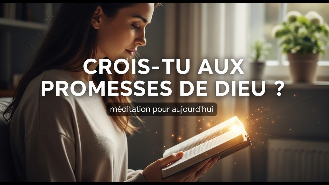 Crois tu aux promesses de Dieu? -   Méditation Quotidienne