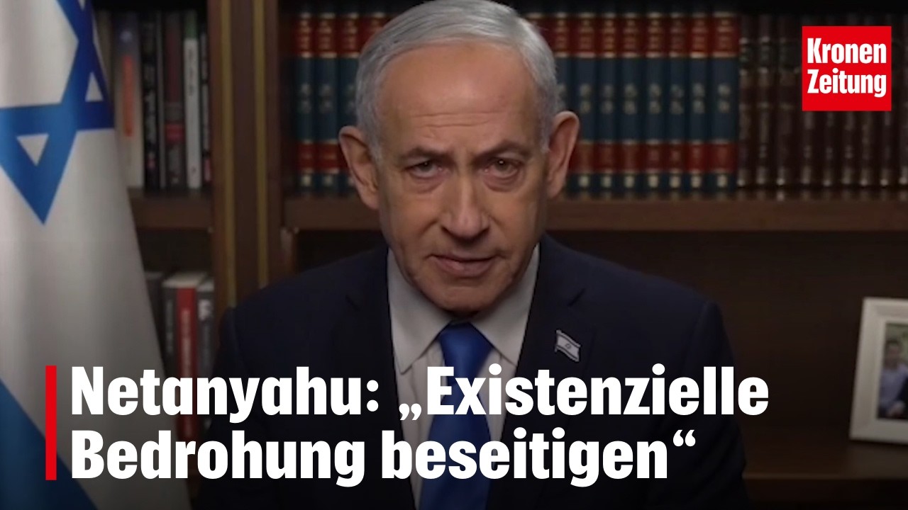 Netanyahu: „Existenzielle Bedrohung beseitigen“ I krone.tv