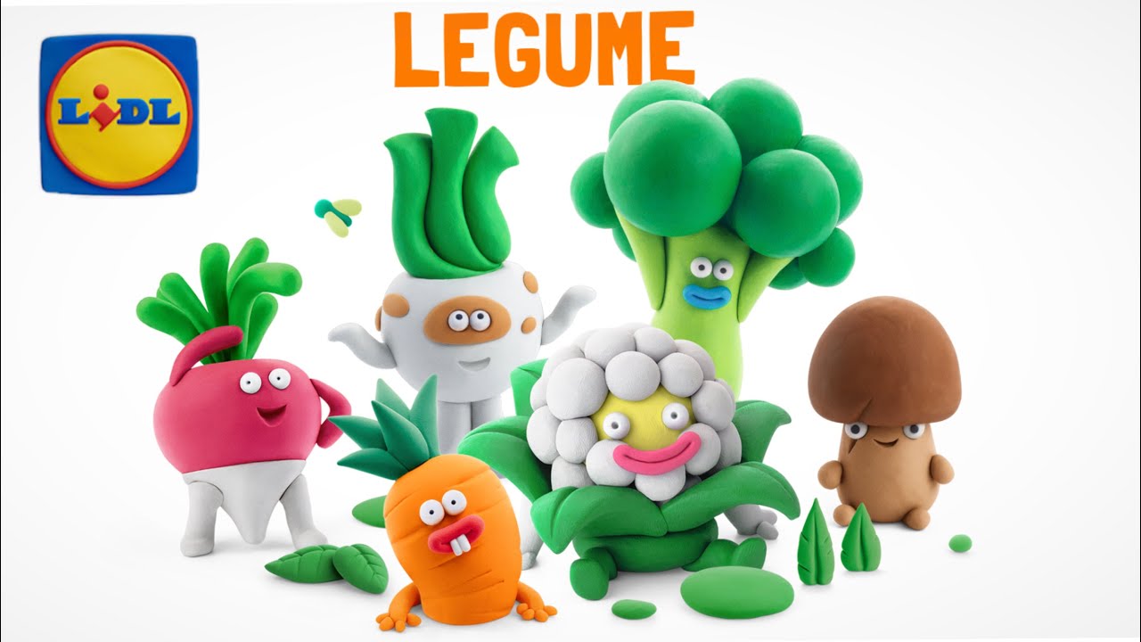 Lidl / Modelăm Legume  Hey Clay / Plastilină / #2022