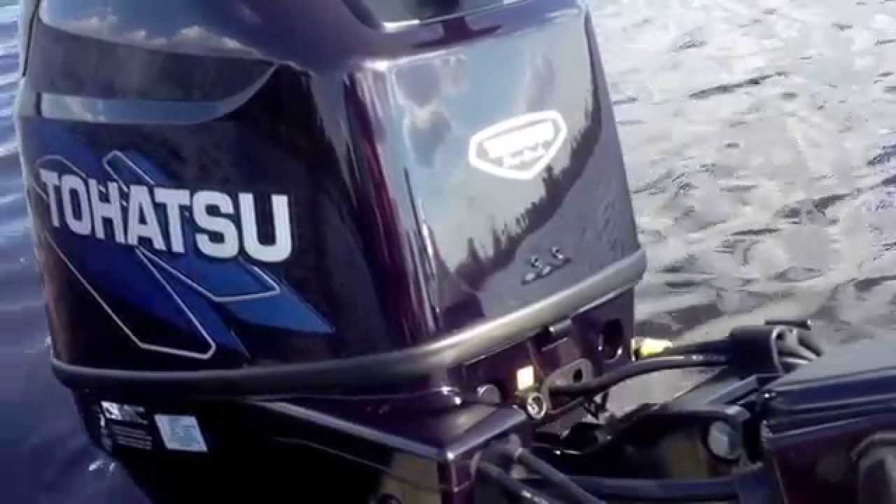 30 hp Tohatsu 4-stroke  (break in)