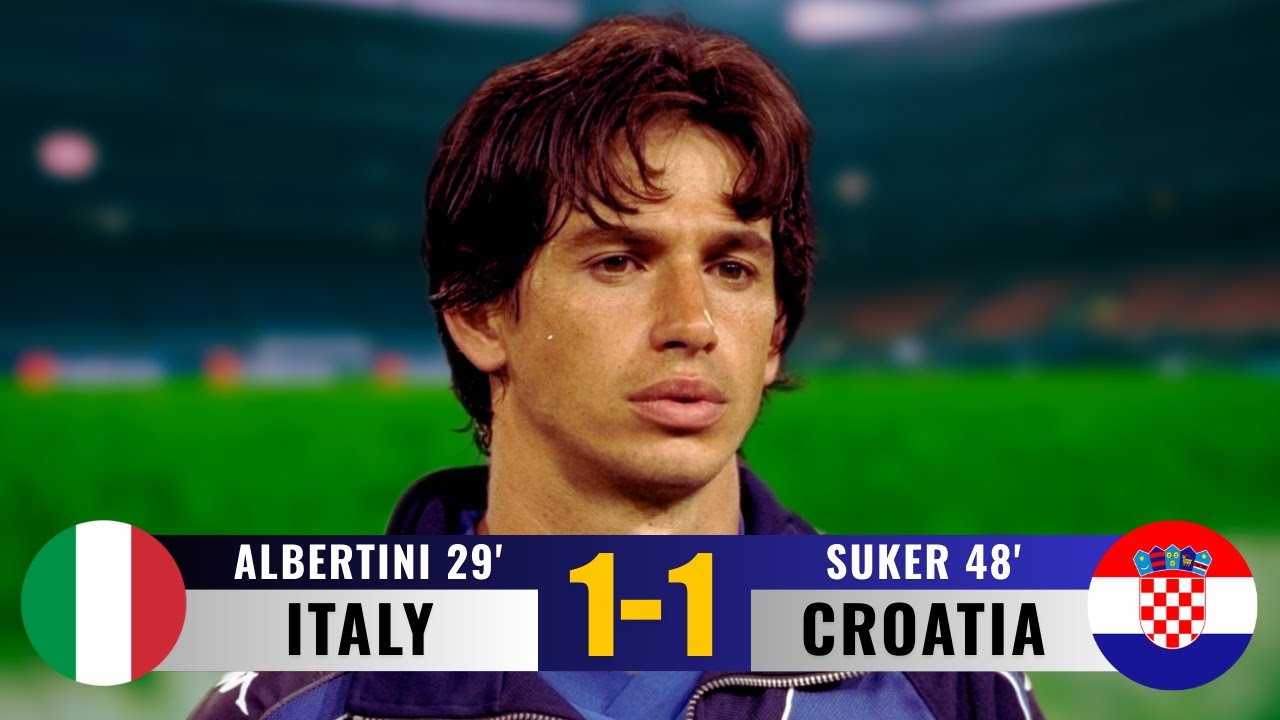 When Demetrio Albertini Saved Italy | vs Croatia 1995 Euro Qualifiers