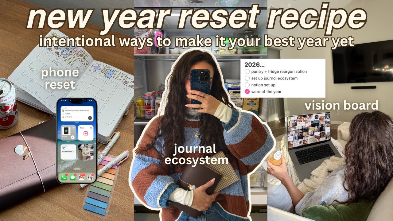 everything I’m resetting for 2026 (this changed everything) | intentional, lower-effort rituals