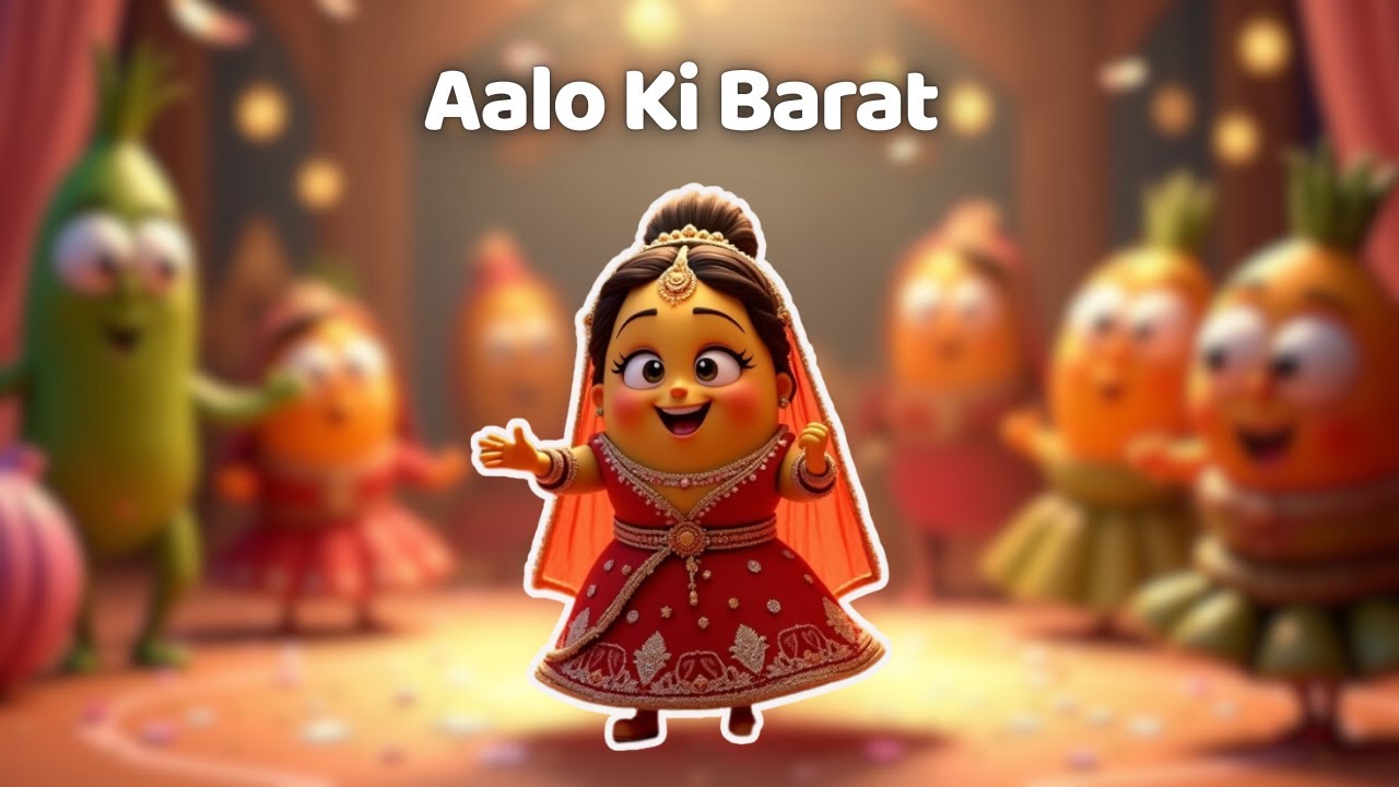 Aalu Ki Barat | Hindi Cartoon Video | Children Songs | Balgeet Bhandaar