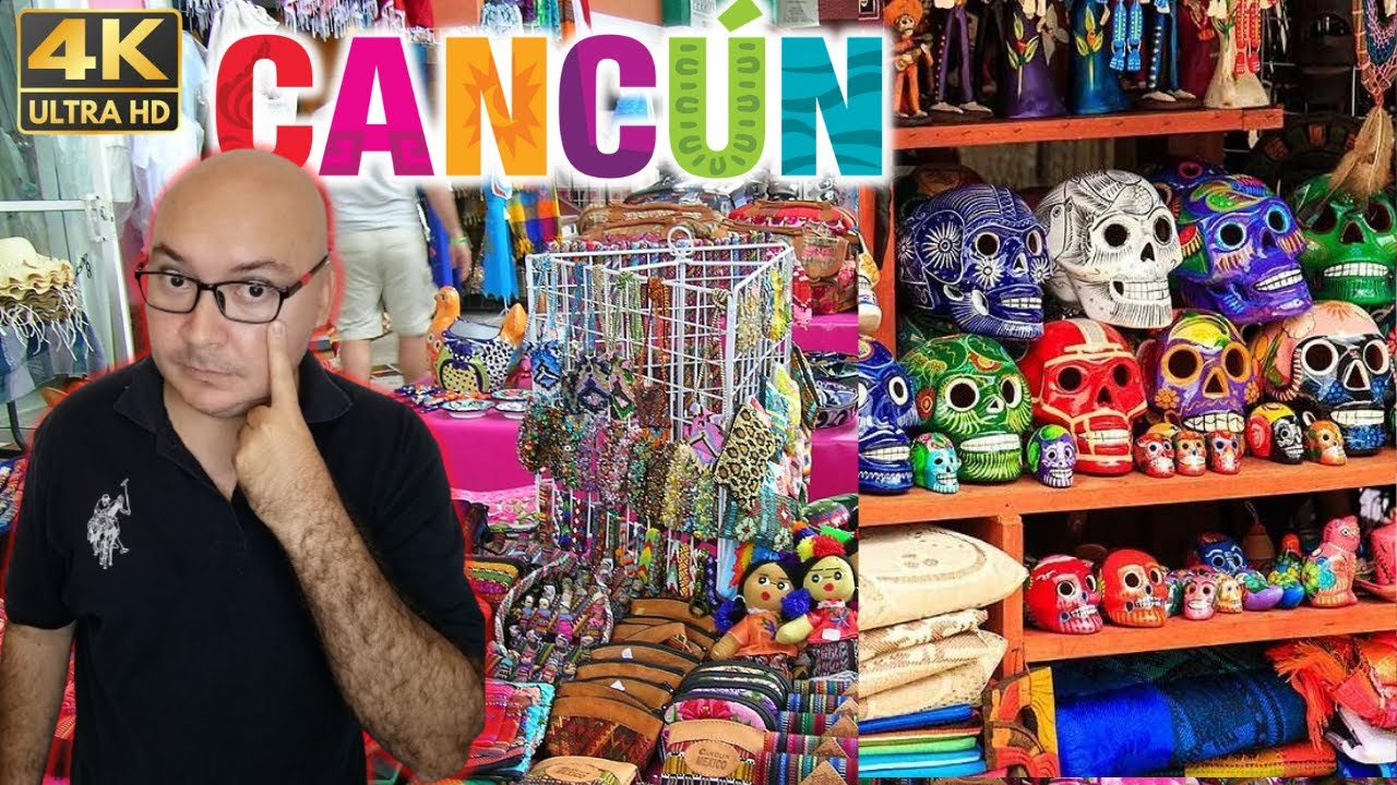 Donde comprar souvenir auténticos y baratos en el mercado 28 de Cancún 2024 || guía completa