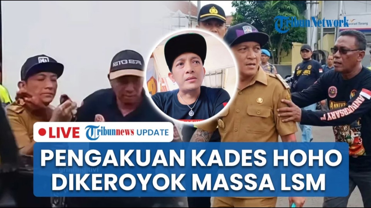 🔴LIVE: Pengakuan Kades Hoho Alkaf seusai Dikeroyok Massa LSM, Kacamata Pecah hingga Baju Robek