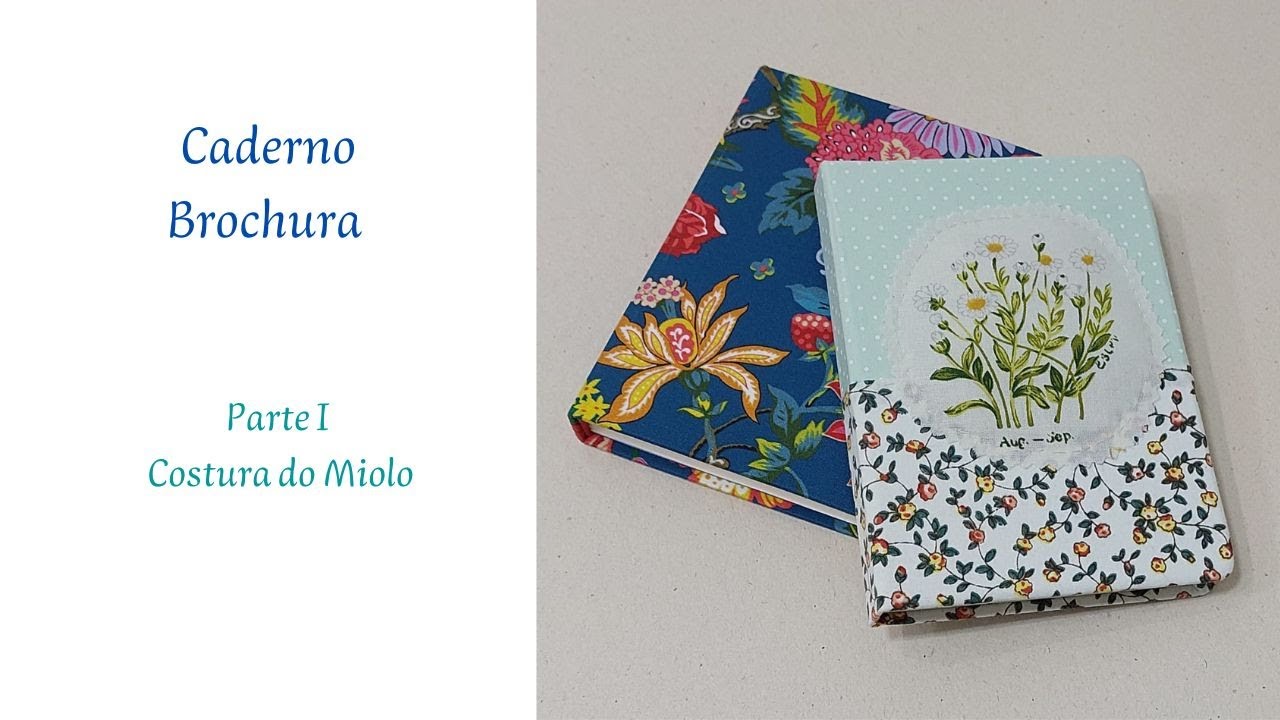 caderno brochura 1a parte - Costura do Miolo