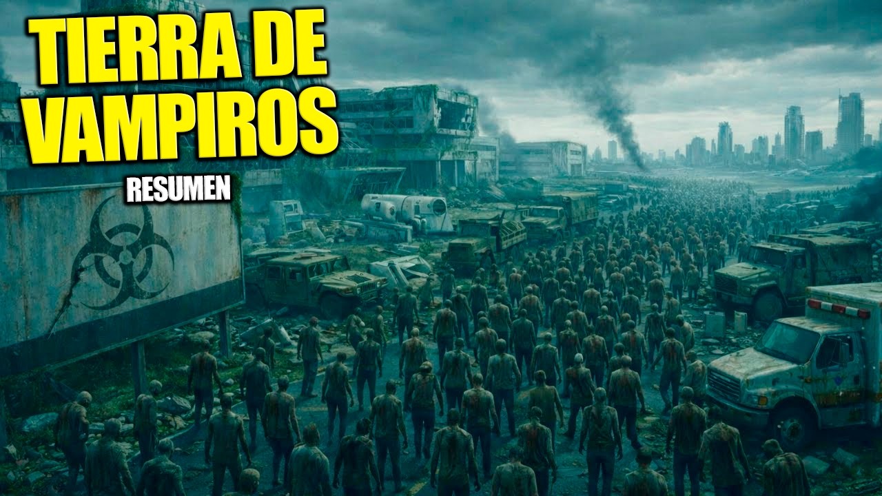 LOS ULTIMOS HUMANOS EN UNA TIERRA DE ZOMBIE-VAPIROS | RESUMEN en minutos