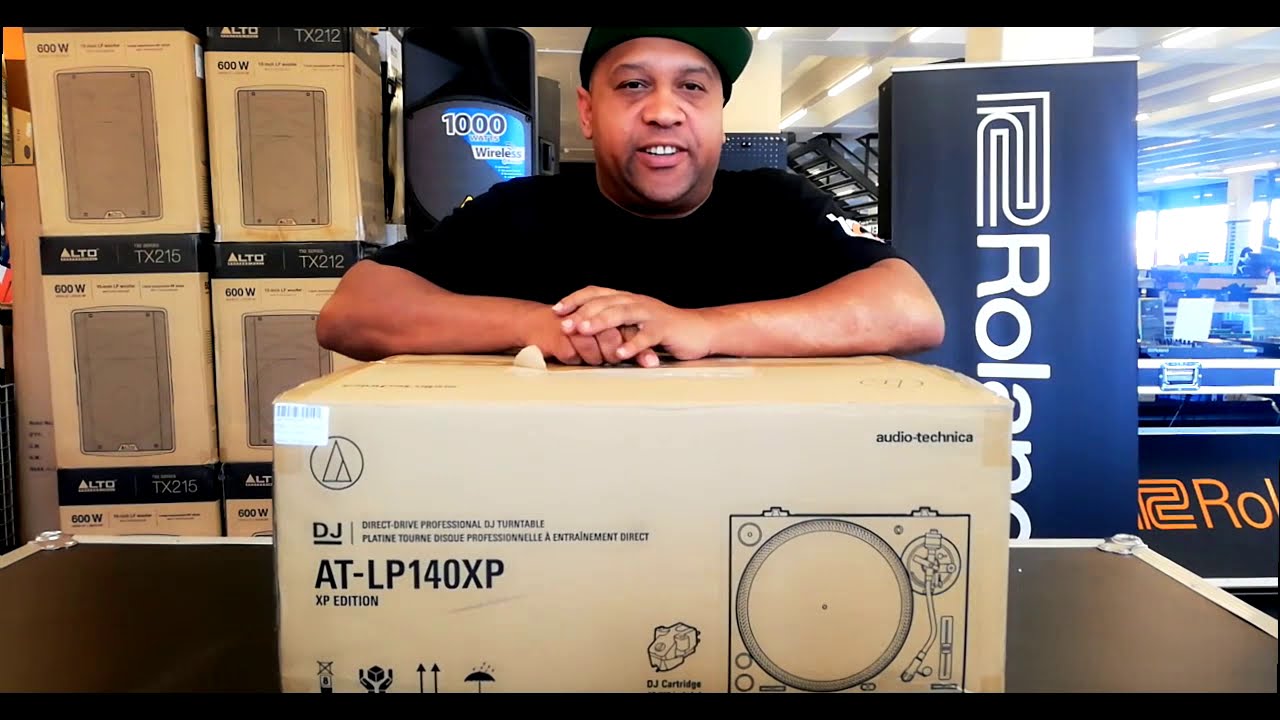 Unboxing Audio Technica LP140XP