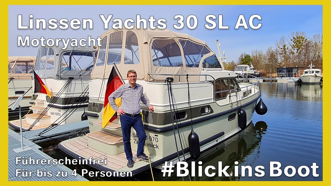 Linssen 30 SL AC | Boots-Besichtigung