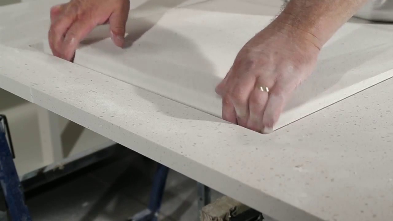 Sylmar Minerva worksurfaces: Preparing Cut Outs