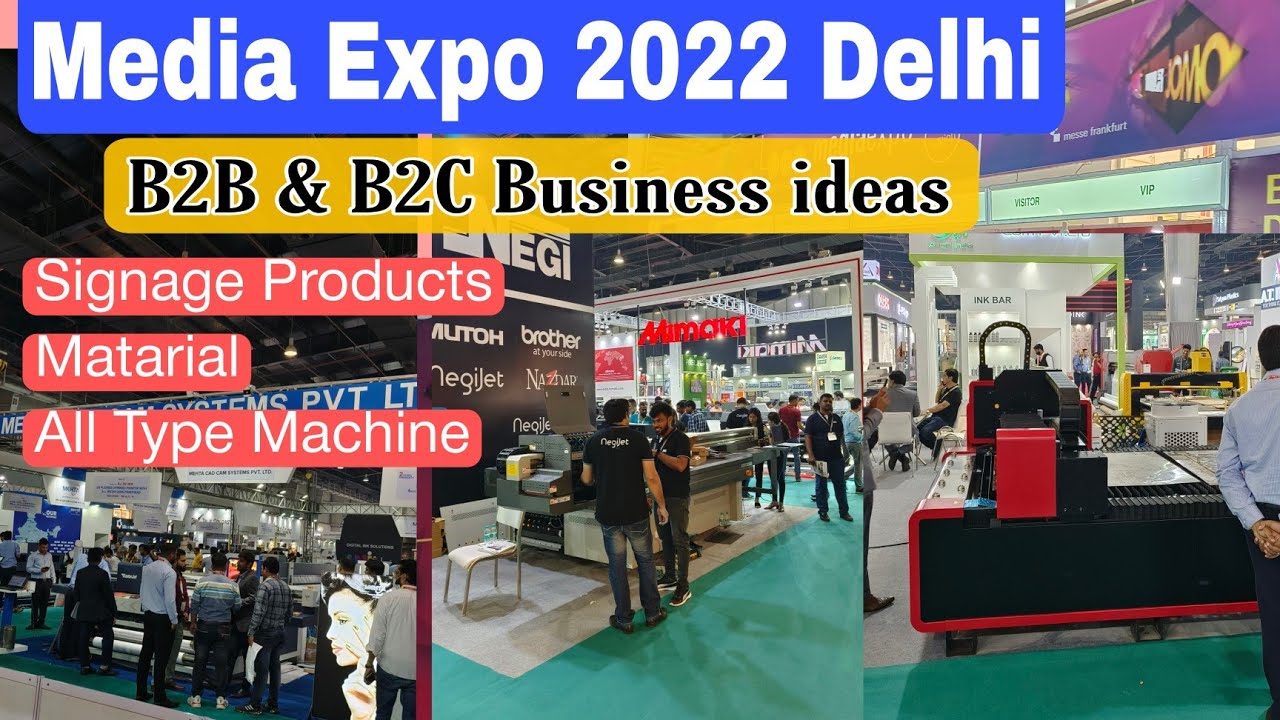 Media Expo 2022 Delhi | Signage Machine Exhibitions 2022 #mediaexpo2022 #ledlessarlight