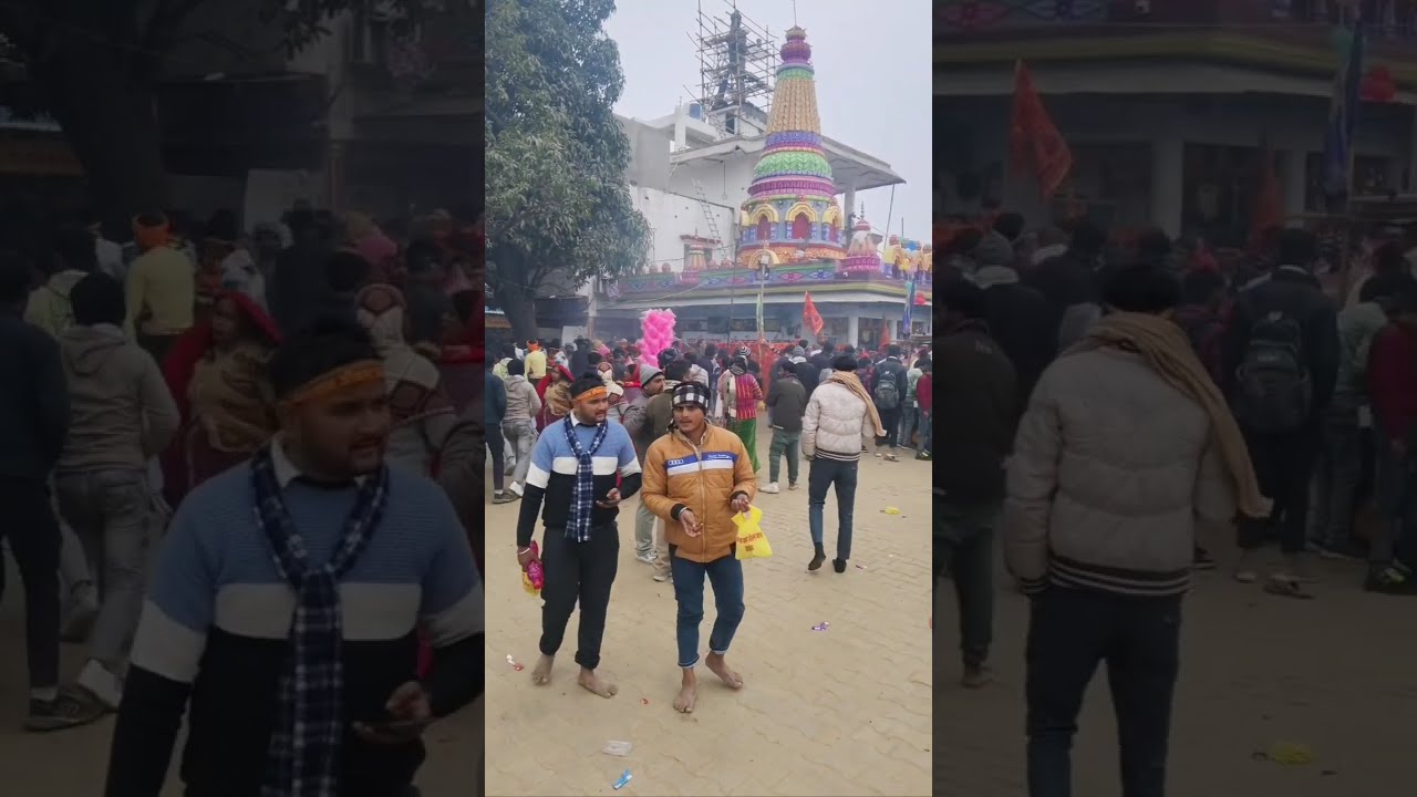 नववर्ष पर मनौना धाम पर भक्तों का सैलाव