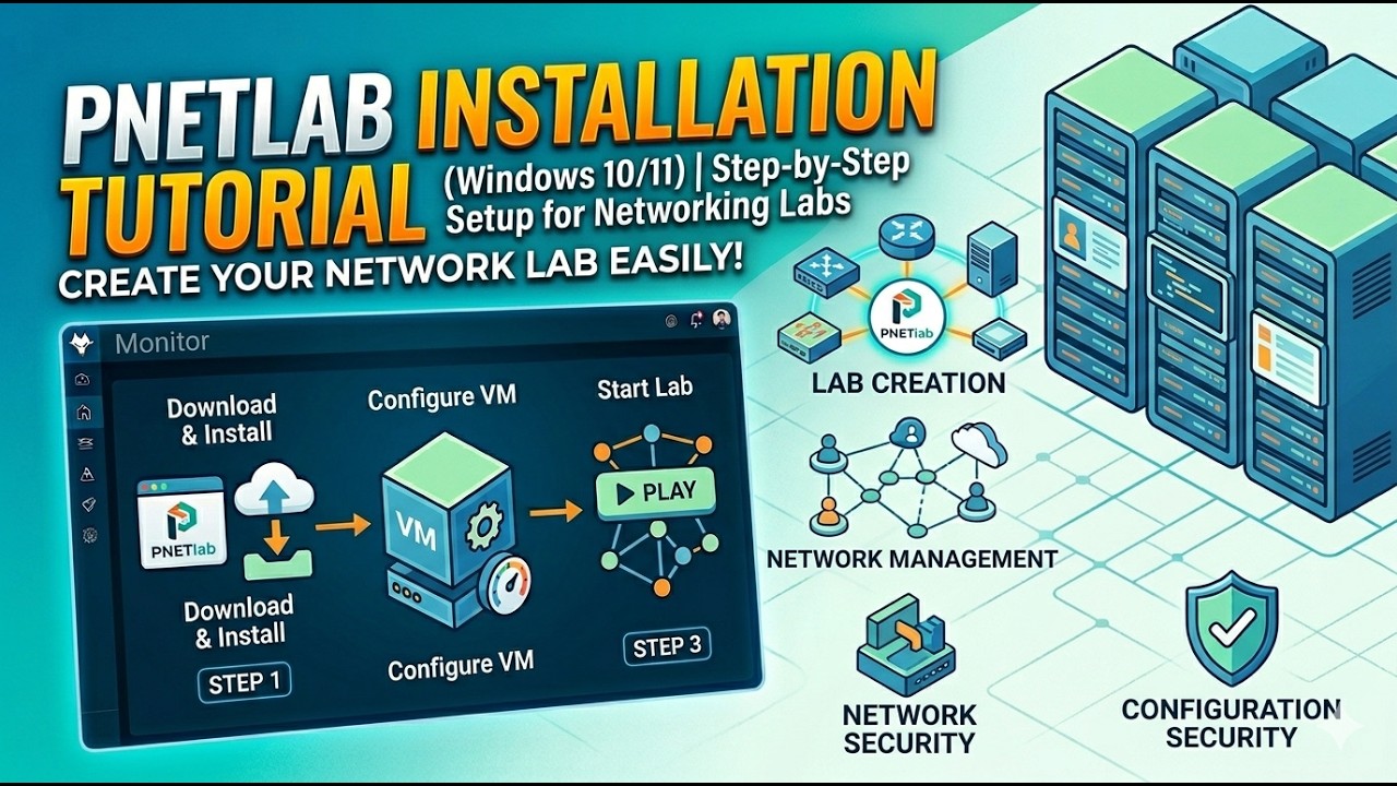 Учебное пособие по установке PNETlab (Windows 10/11) | Пошаговая настройка для сетевых лабораторий