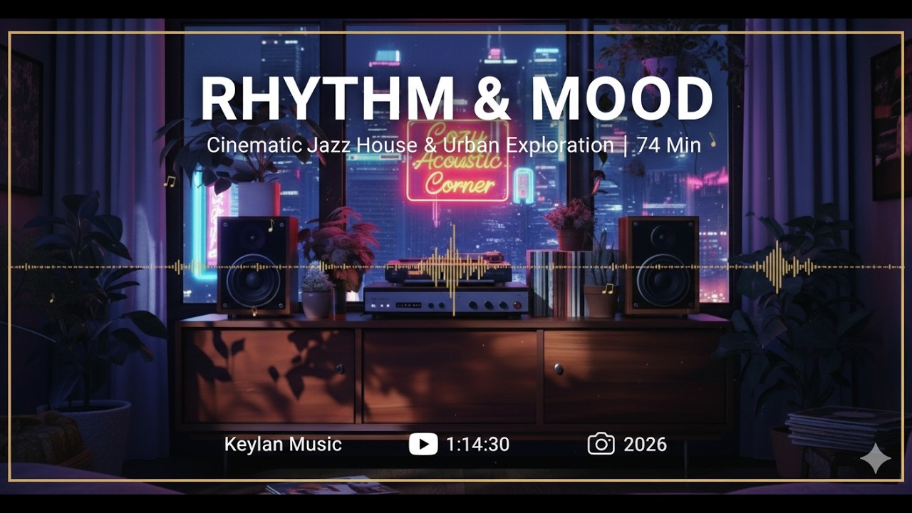 🎷 Urban Night Music for Relaxation & Study &mdash;  Rhythm & Mood 🕊️