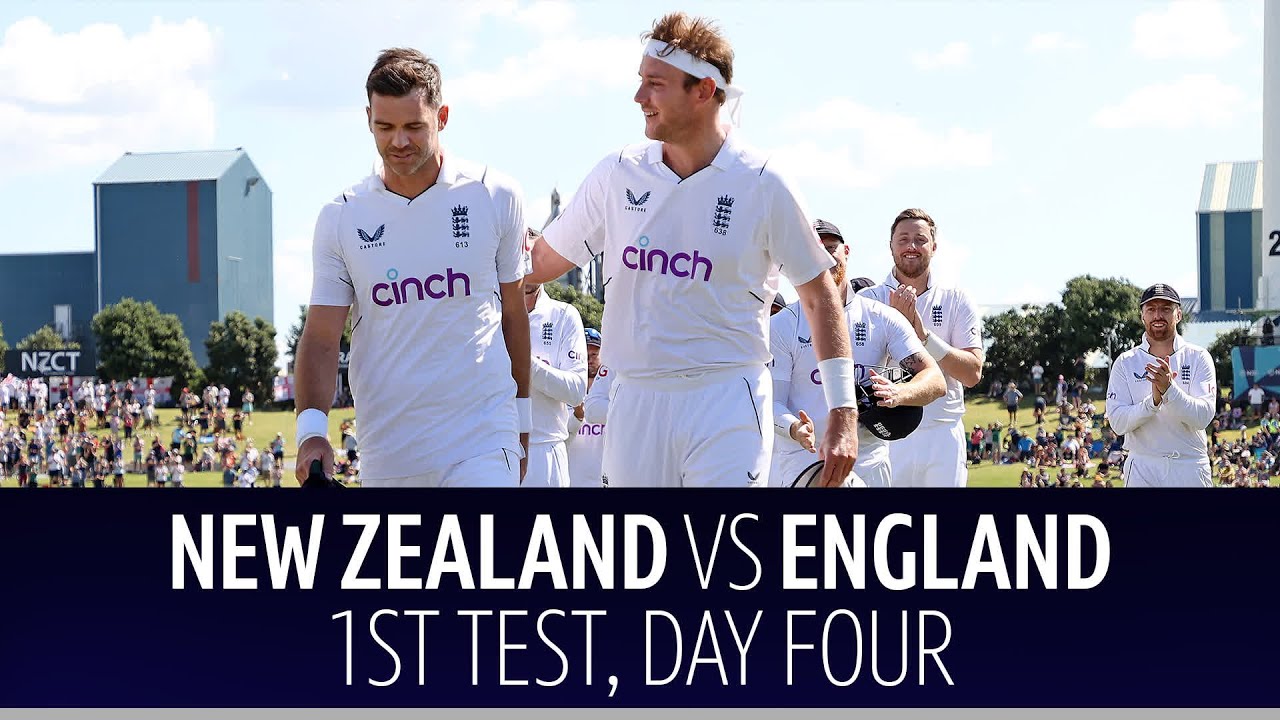 New Zealand v England | 1st Test, Day Four Highlights | Anderson wraps up another big win