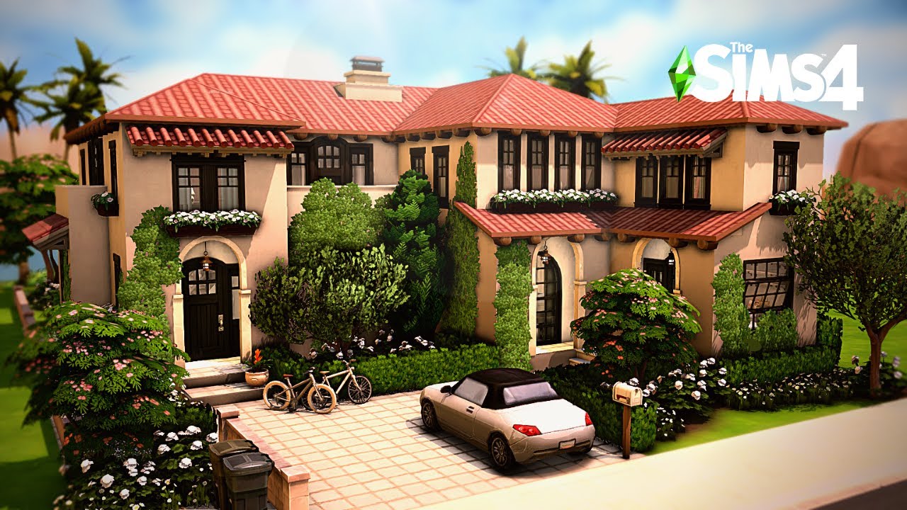 Oasis Springs Family Home || The Sims 4 Speed Build