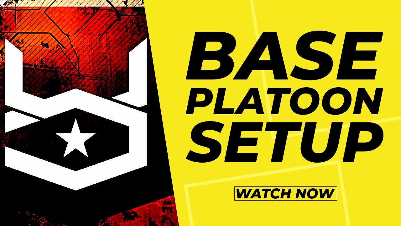 War Commander: Base Platoon Setup.