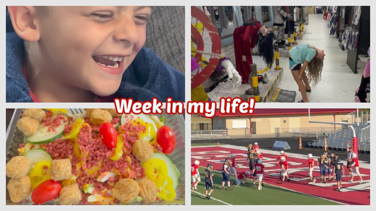 WEEK IN MY LIFE VLOG 9/7-9/15/25: FOOTBALL GAMES, SPIRIT HALLOWEEN FUN, FUNNY JAX | Angie's Life