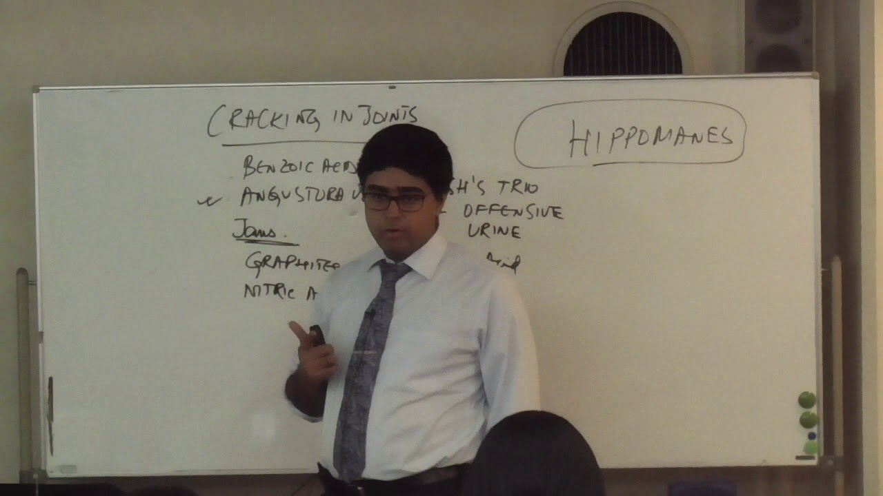 Discussion on burns,Urtica Urens and Cracking of joints!