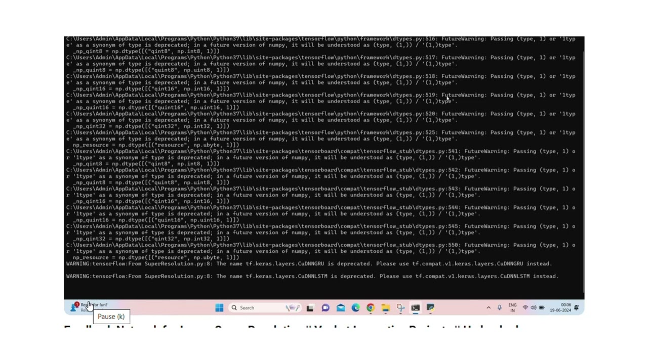 Feedback Network for Image Super Resolution II JAVA II PYTHON II Machine Learning II IEEE II MTPL II