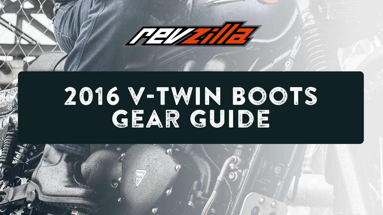 2016 V-Twin Motorcycle Boots Buying Guide at RevZilla.com