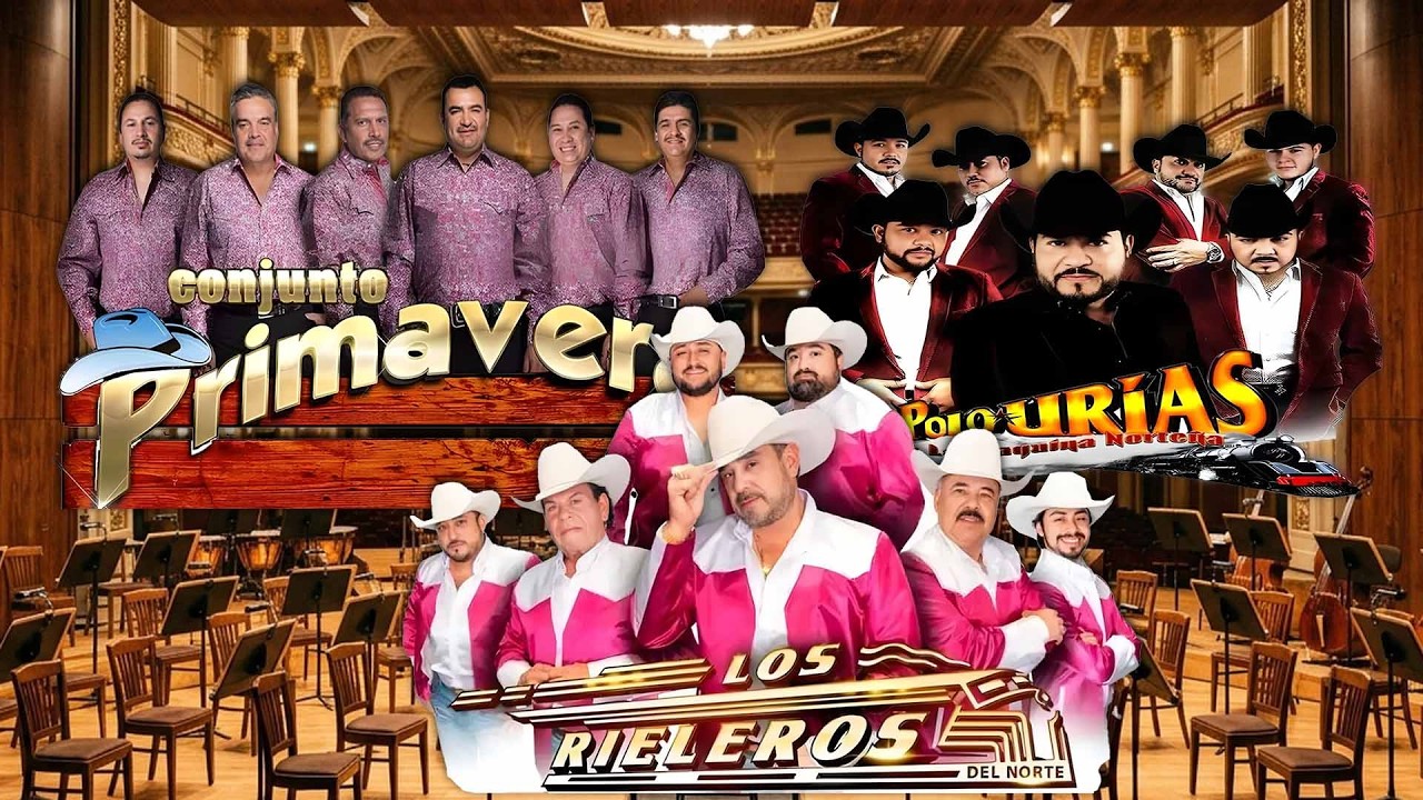 Puras Norteñas Viejitas Inolvidables 💿📻 Conjunto Primavera y Los Rieleros Del Norte y Polo Urias