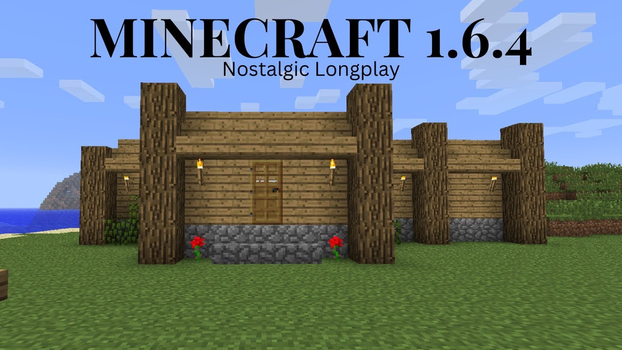 Nostalgic, Old Minecraft 1.6.4 Longplay [No Commentary] Fall Asleep Fast!