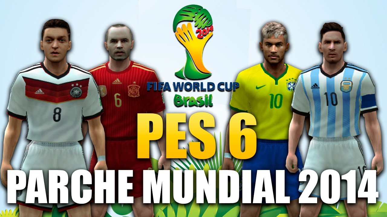 MUNDIAL BRASIL 2014 EN PES 6 / PARCHE DEL MUNDIAL