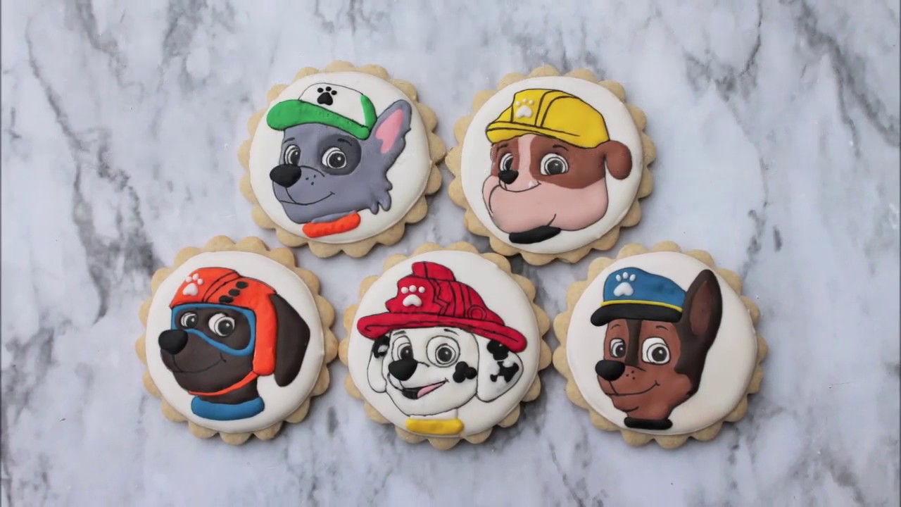 Paw Patrol Cookies! All the boy pups!