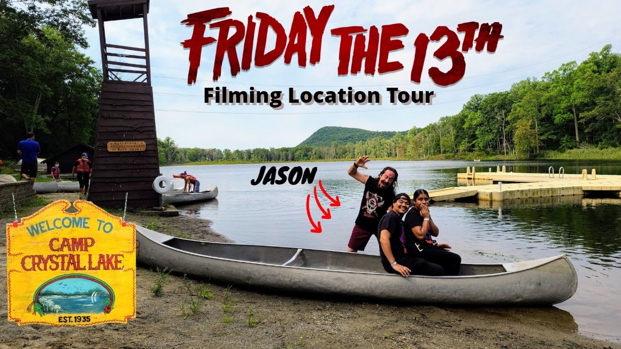Friday the 13th Filming Location Tour + Camp Crystal Lake Canoe Tour + We Met FIRST JASON !!