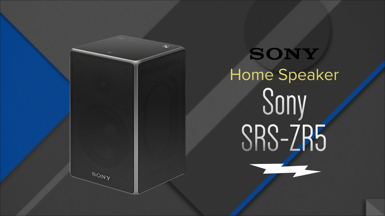 Sony Black Wireless Bluetooth Speaker SRSZR5 - Overview