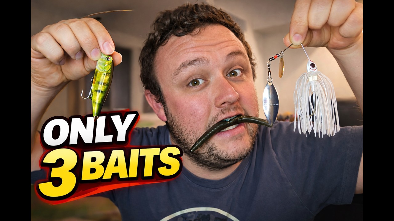 The ONLY 3 Baits you need in your Tackle Box to catch Bass. Break off's and Broken Dreams Ep. 1