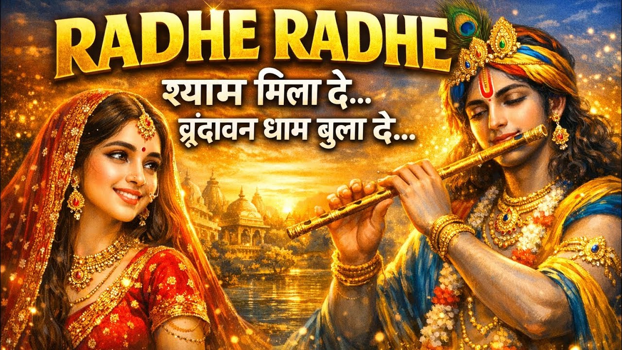 🌼RADHE RADHE | श्याम मिला दे वृंदावन धाम बुला दे | Most Peaceful Radha Krishna Bhajan🙏🙏
