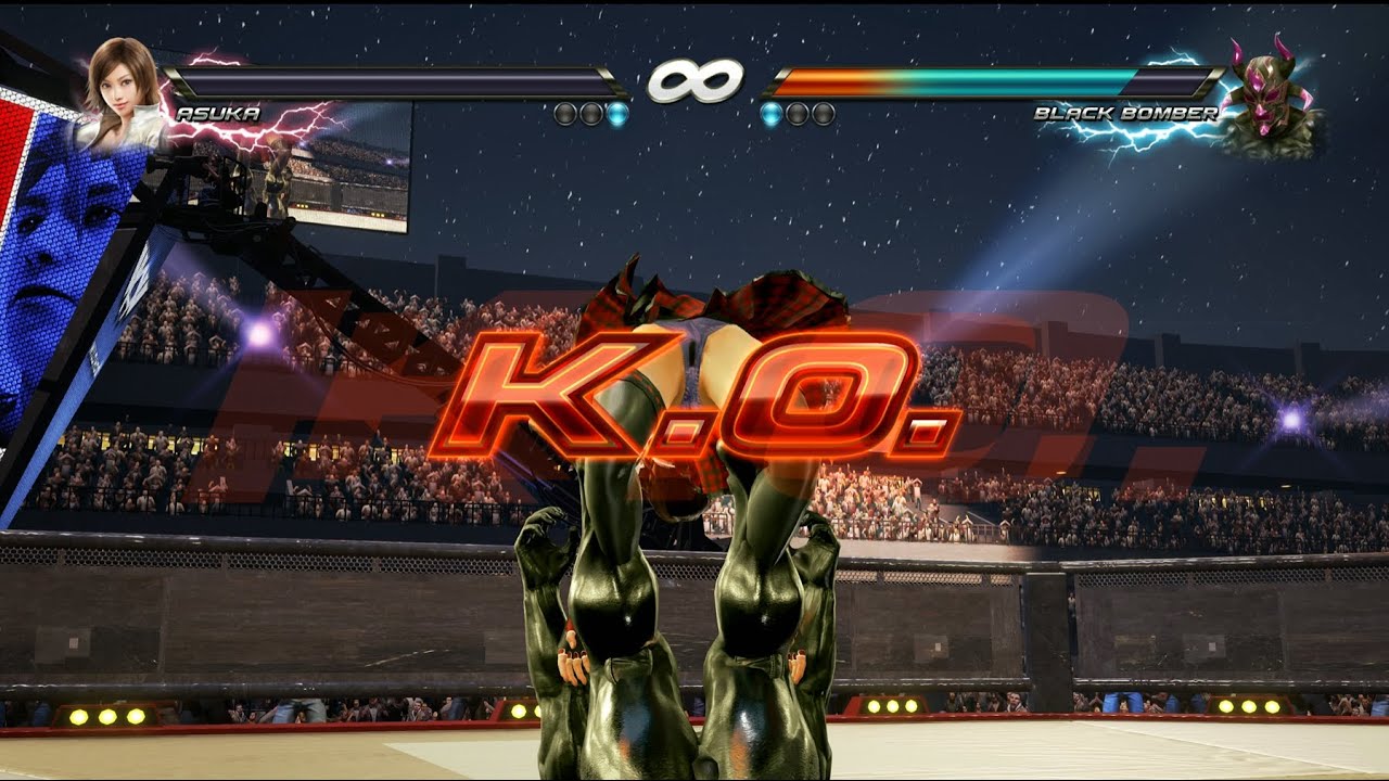 鉄拳7 飛鳥 VS 改造リョナレスラー ④ Tekken 7 Asuka ryona