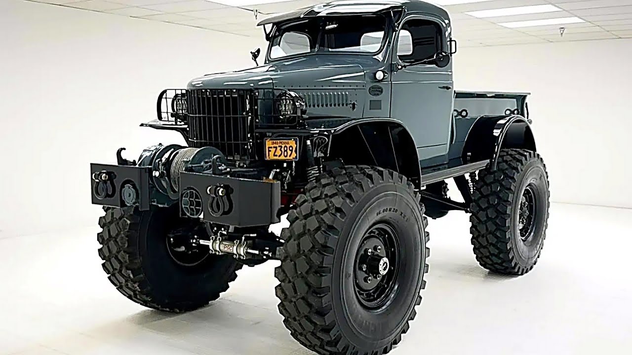 Современность встречает винтаж: безумный пикап Dodge VC 1940 года с заменой двигателя 4BT Cummins