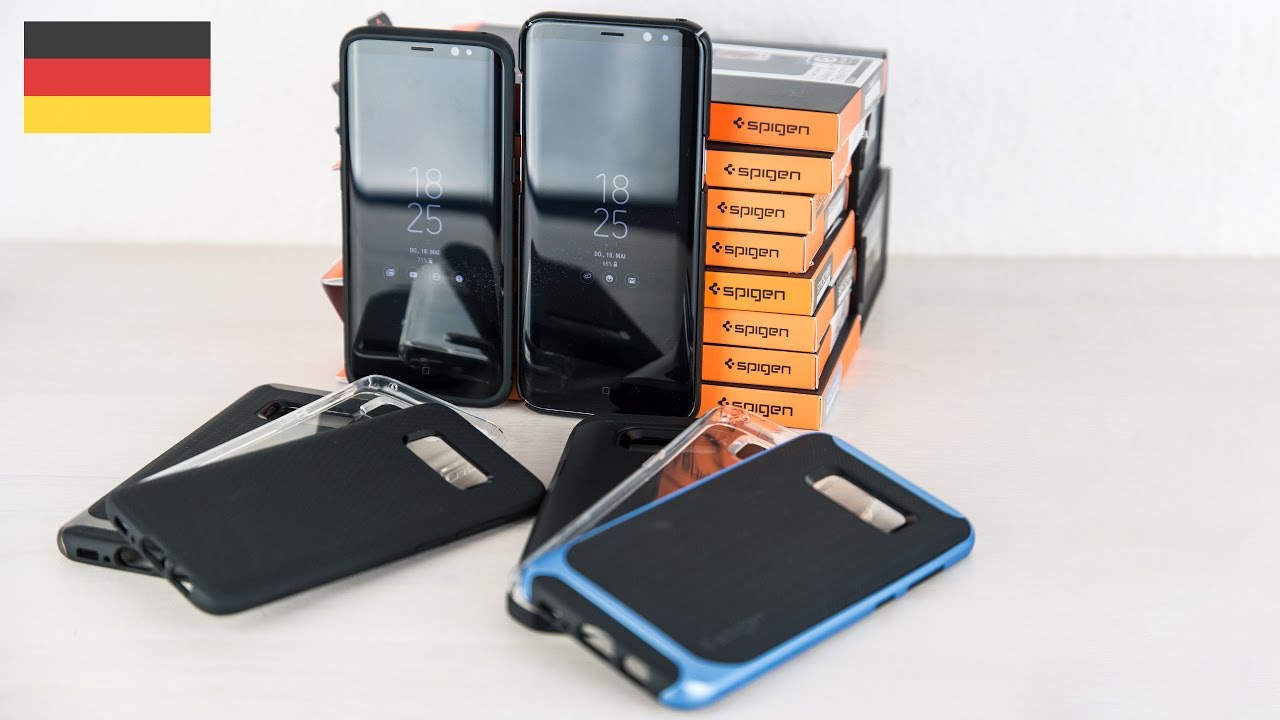 Samsung Galaxy S8 Spigen Schutzhüllen und Cover im Test deutsch 4k