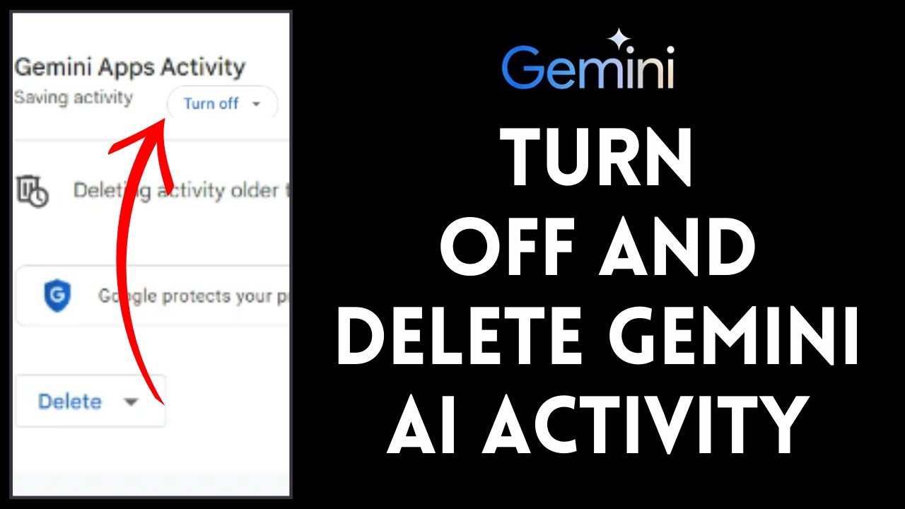 How to Turn Off and Delete Gemini AI Activity 2024