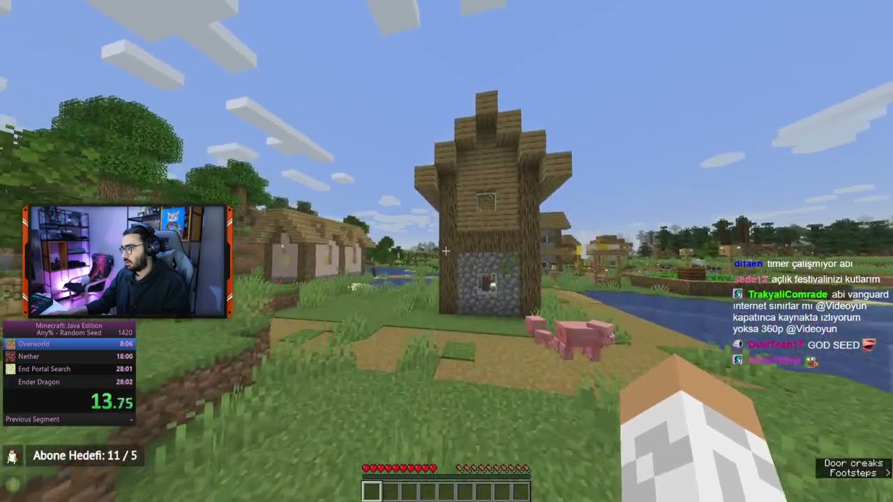 Videoyun-Minecraft(1.16.1) Speedrun Denemeleri#178