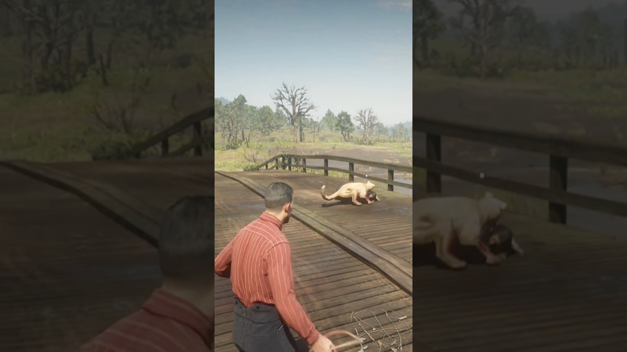 Brave Man vs Furious Lion Attack | Hero Risks Everything to Save a Stranger | Cinematic Rescue Scene