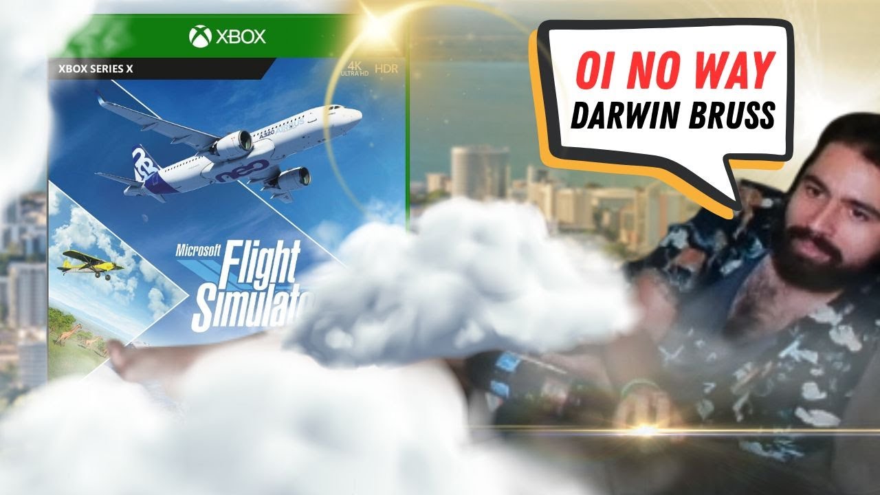 Rivalgaz plays Flight simulator for the first time and finds Darwin