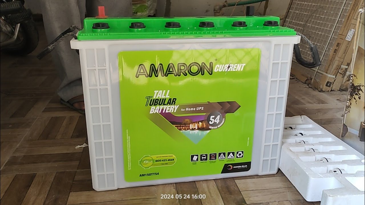 🔥Amaron 150Ah  battery  (AR150TT54)  बैटरी बैकअप 7 घंटे । price & unboxing full details✅💯