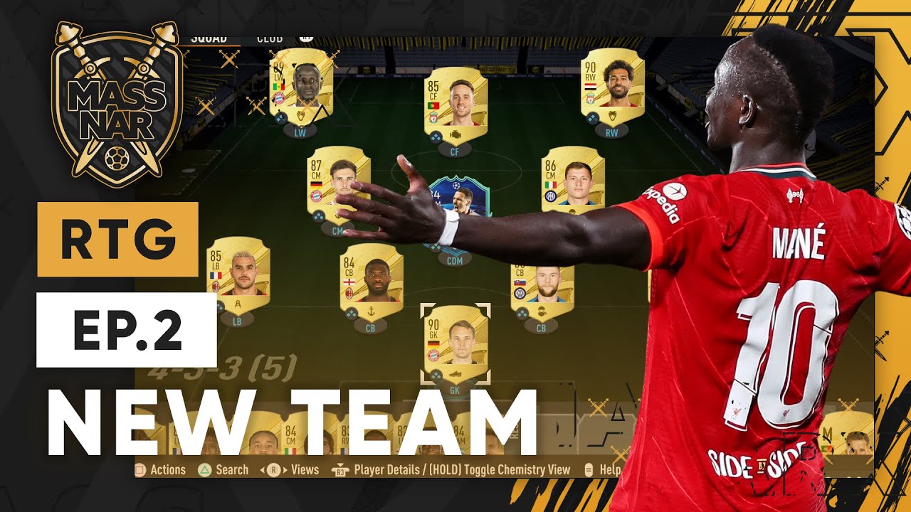 MY NEW RTG TEAM FT. MANE & SALAH | FIFA 23 Ultimate Team